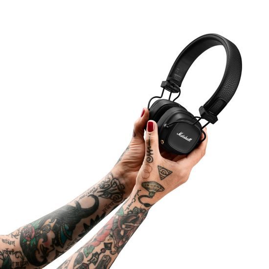 Marshall Major IV Bluetooth - černá