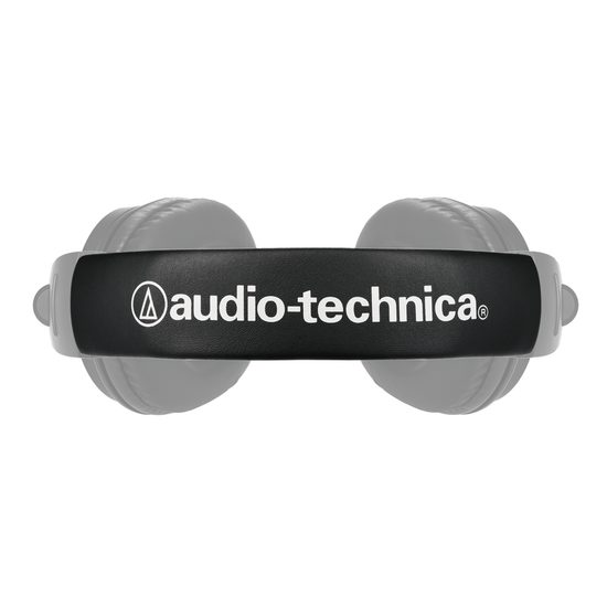 Audio-Technica – polstrování hlavového mostu pro M50x, černá
