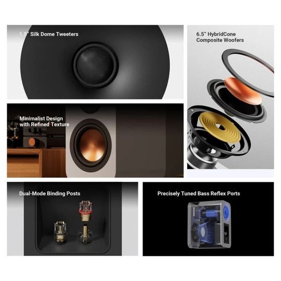 Fosi Audio SP601 - černá, oranžová