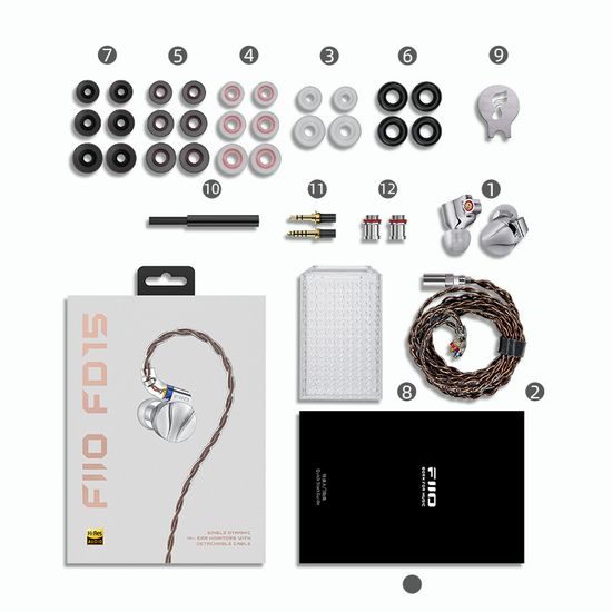 FiiO FD15 stříbrná