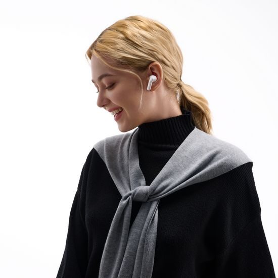 1More True Wireless ANC Q21 - bílá