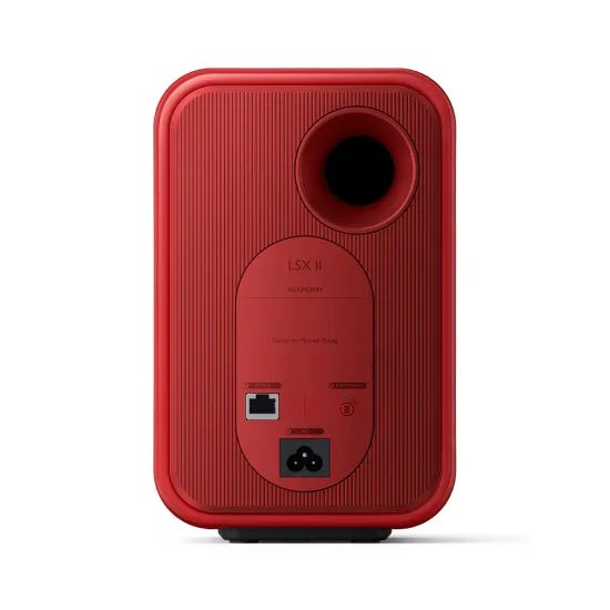 KEF LSX II - červená