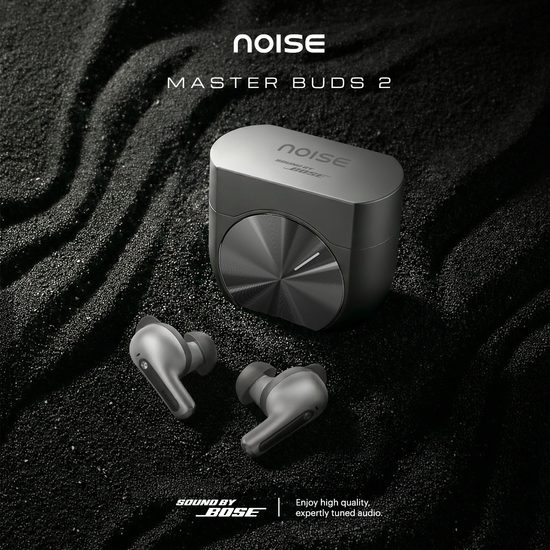 NOISE Master Buds 2 - stříbrná Mercury