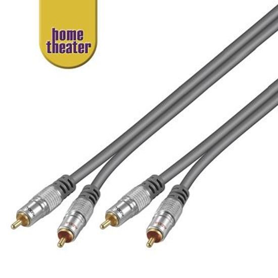 Home Theater HQ 2x Cinch/RCA - 2x Cinch/RCA 0,75 m