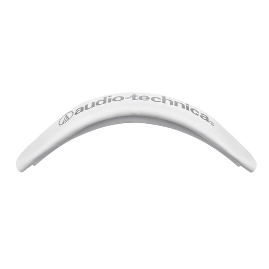 Audio-Technica – polstrování hlavového mostu pro M50x, bílá