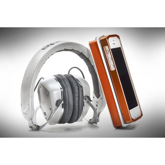 V-Moda XS White Silver