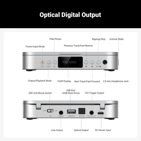 Fosi Audio Merak CD Player