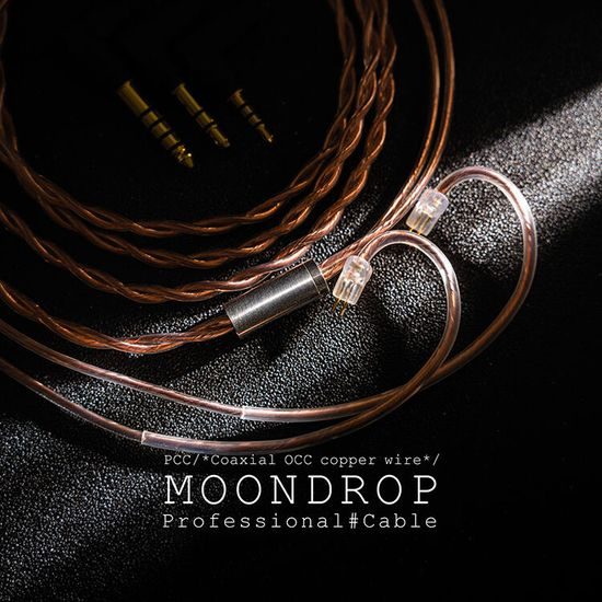 Moondrop PCC - sluchátkový kabel, 2pin