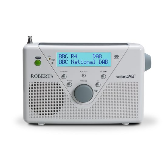 Roberts Radio BluTune SolarDAB 2 White