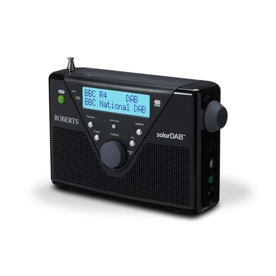 Roberts Radio BluTune SolarDAB 2 Black