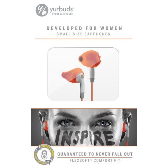 Yurbuds Ironman Inspire For Women Orange