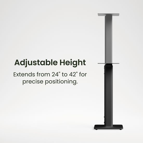 Kanto SPH - stojany pro regálové repro, černé