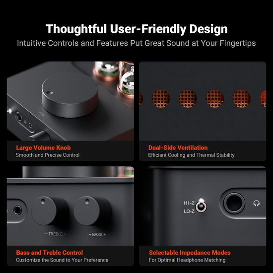 Fosi Audio GR70 Orange