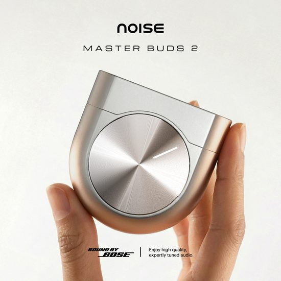 NOISE Master Buds 2 - stříbrná Mercury