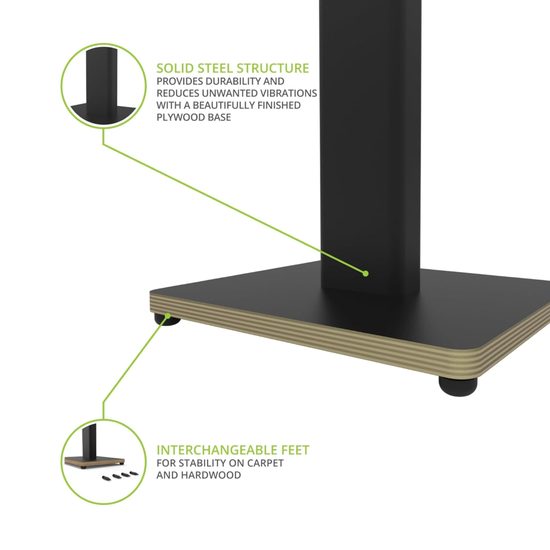 Kanto ST28 - repro stojany, černé