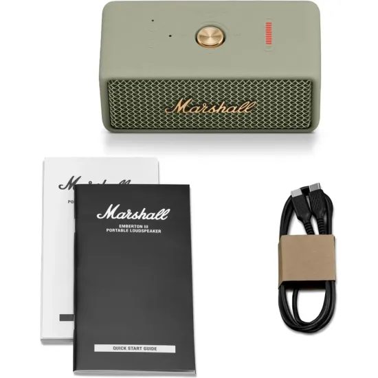 Marshall Emberton III - Black and Brass