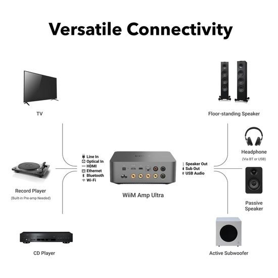 Wiim Amp Ultra - stříbrná
