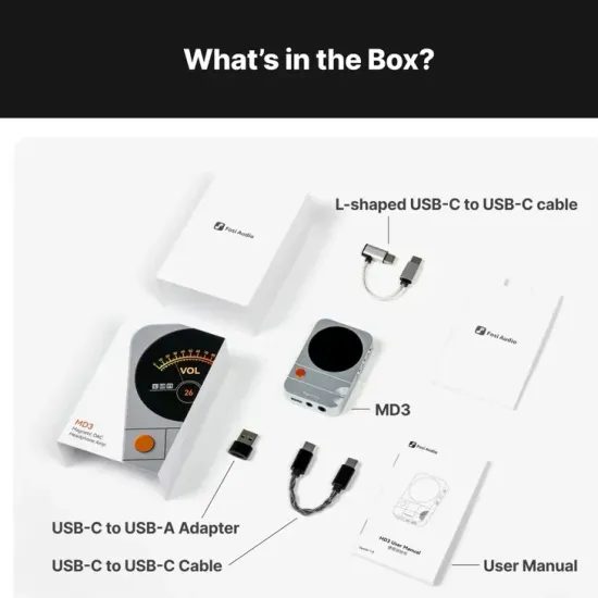 Fosi Audio MD3 MagDac - černá