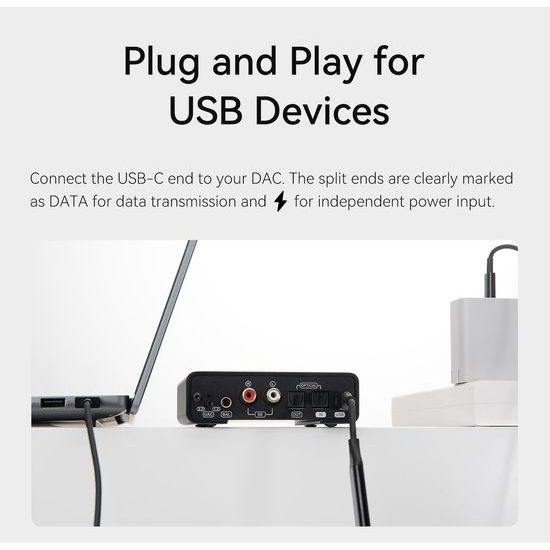 Topping Audio TC-OTG-Y20 USB-C splitter