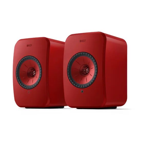 KEF LSX II - červená