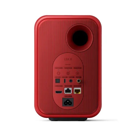 KEF LSX II - červená