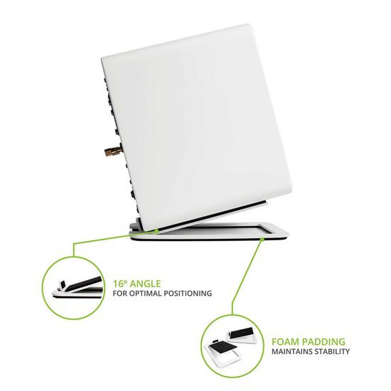 Kanto S4 - repro stojánky, bílé