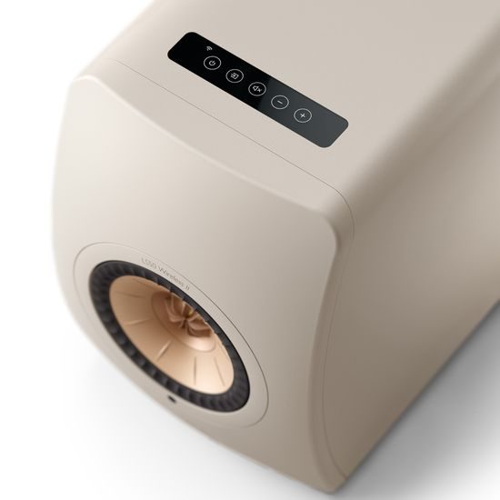 KEF LS50 Wireless II - krémová Sand Shell
