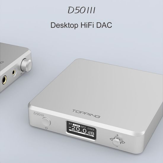 Topping D50 III - stříbrná