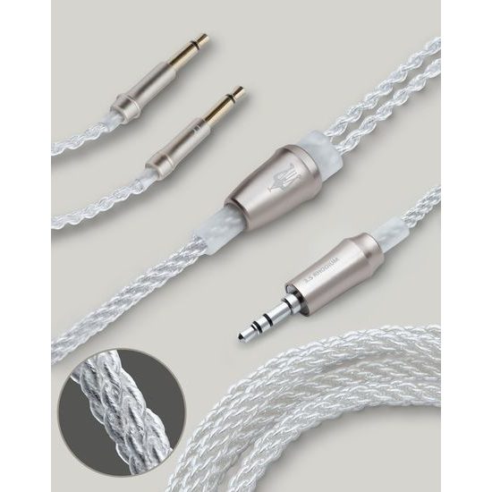 Meze 99 Silver Plated Upgrade Cable - Jack 3.5 mm (rozbaleno)