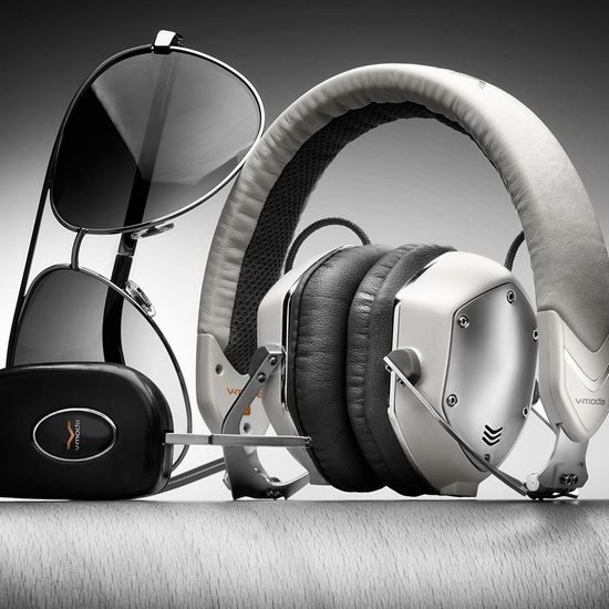 V-Moda XS White Silver