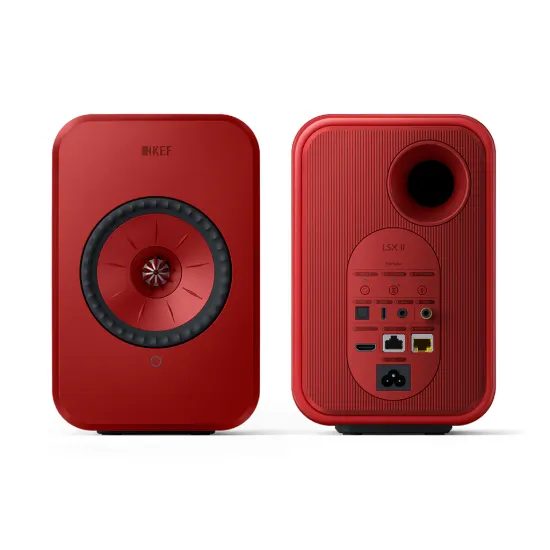 KEF LSX II - červená