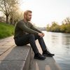 Pánské polobotky černé Josef Seibel Leroy 56 na široké chodidlo