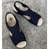 Dámské zdravotní sandály Mediline elastické černé Golden Fit 170 na hallux