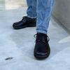 Polobotky pánské černé De Plus kožené KK607K na široké chodidlo