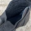 Dámské zimní kotníkové boty kožené De Plus F.116-X-2513 černé zateplené na podpatku široká špička
