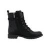 Nadměrné dámské zimní kotníkové boty černé Mustang 15M0052001