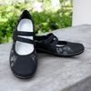 Baleríny černé Remonte elastické R3510-03 na široké chodidlo