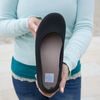 Baleríny černé Mediline elastické 627228 na hallux