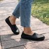Dámské barefoot mokasíny černé Viola široká špička