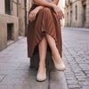 Béžové bosolodičky Hana - široká špička (Široké)