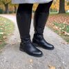 Dámské kozačky na široké lýtko Livia černé