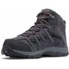 Nadměrné pánské vysoké trekové boty šedé Columbia Crestwood MID Waterproof na vysoký nárt