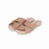 Nadměrné dámské pantofle hnědé Piccadilly 500376-010 na hallux