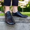 Polobotky dámské černé Josef Seibel kožené Fiona 01 široká špička
