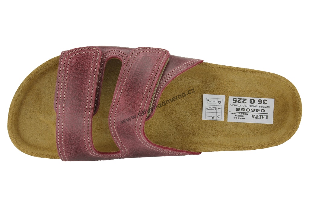 Pantofle Barea fialové 046055 - Domácí, Dámské - nadměrná obuv, Josef  Seibel, Mustang, Rieker, Remonte, Romika