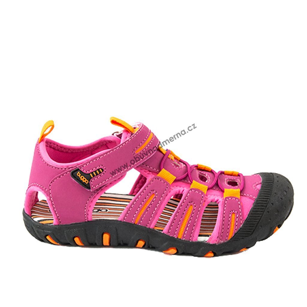 Dětské sandály Bugga B00160-03 růžové - Letní, Dětské - nadměrná obuv,  Josef Seibel, Mustang, Rieker, Remonte, Romika