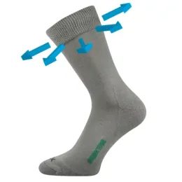 Ponožky VoXX Zeus zdrav. zdravotní/diabetické šedé