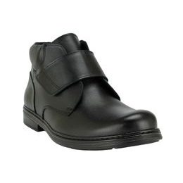 Nadměrné kotníkové boty De Plus černé 9596-K-4006 - black F-382 leather V2