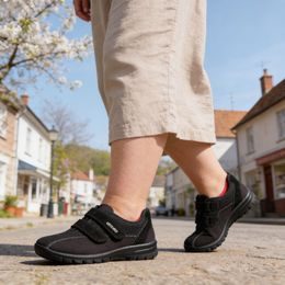 Zdravotní polobotky Comfort Fit černé na hallux