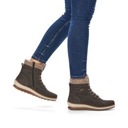 Dámské zimní kotníkové boty černé Remonte D3A70-00